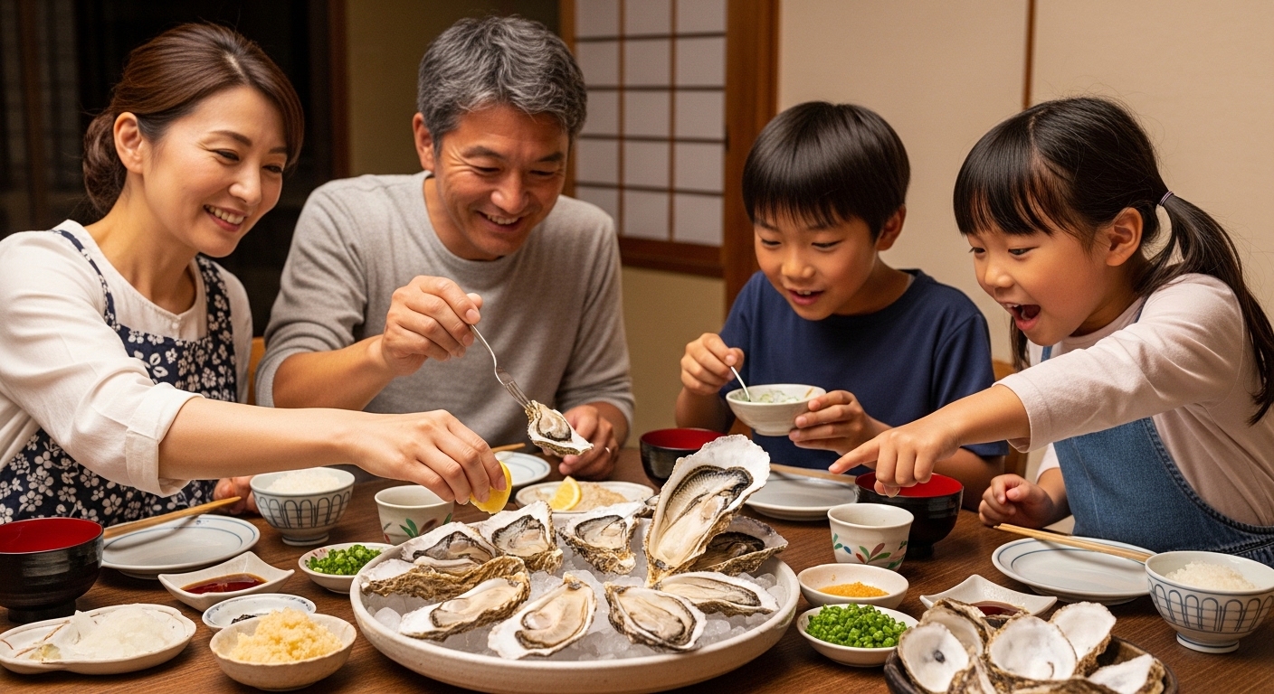 alt：姫路エリアで人気の牡蠣食べ放題をイメージした焼き牡蠣