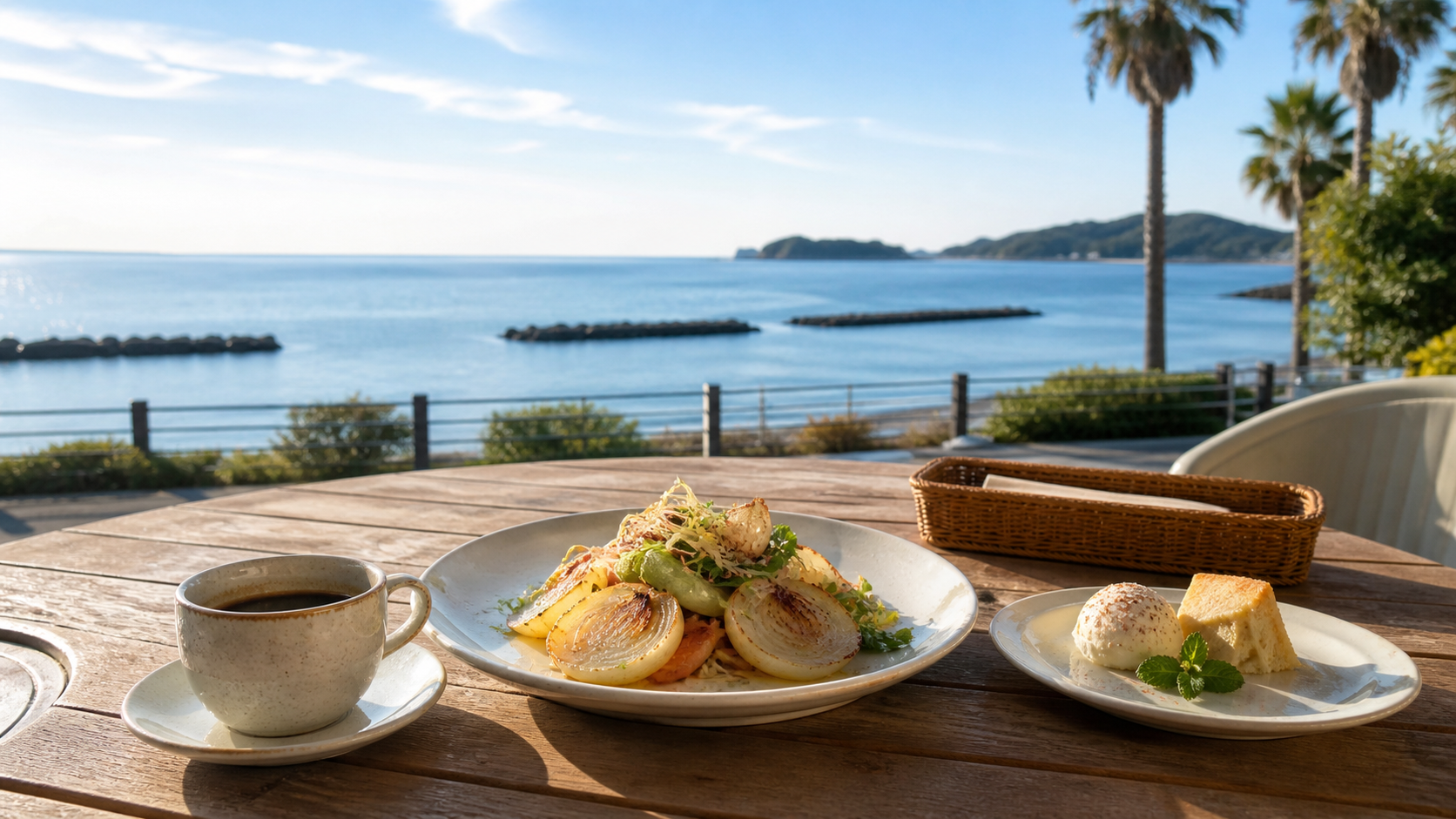 南あわじ市の海辺や古民家カフェを巡る淡路島旅行のイメージ