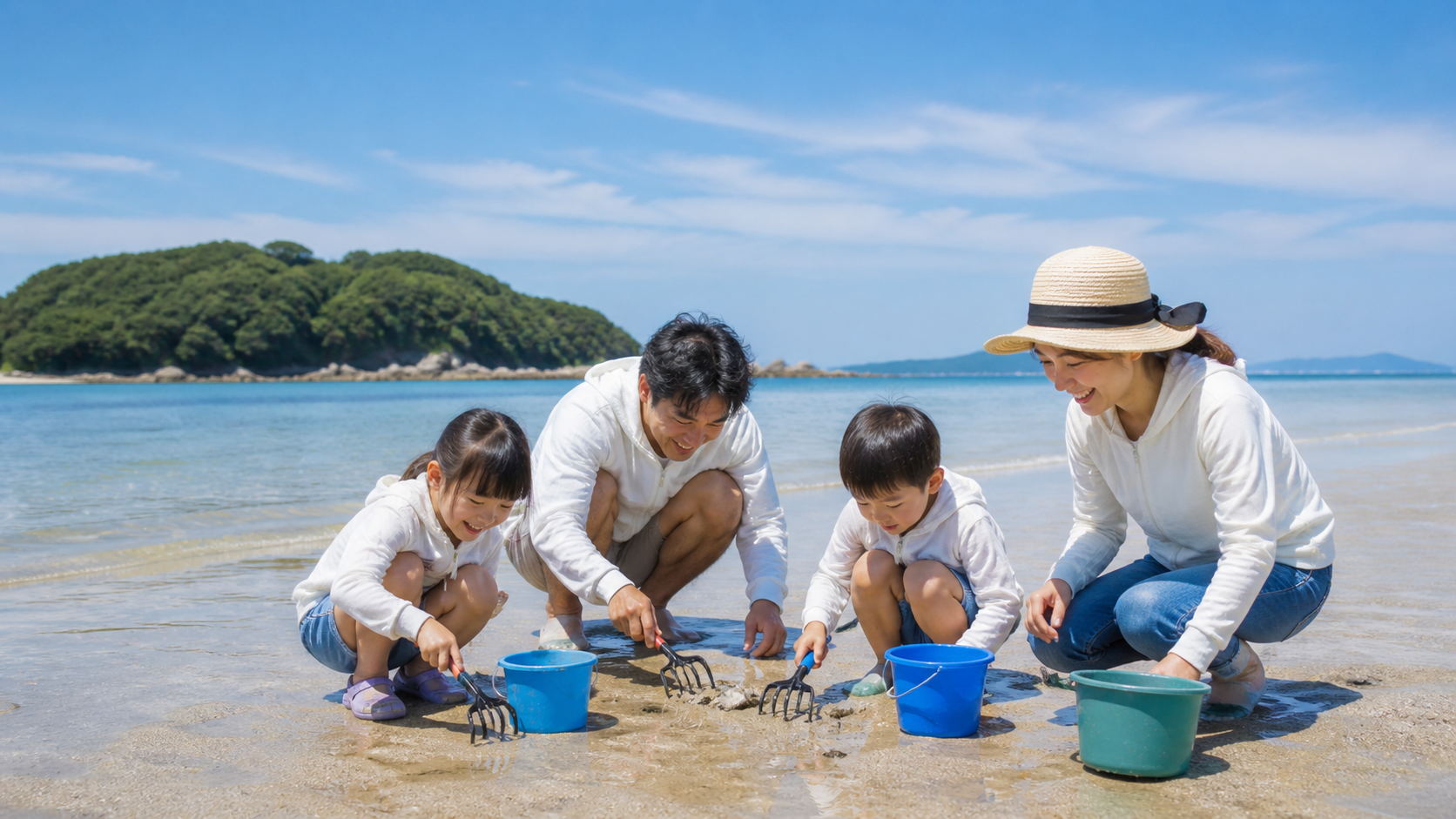 姫路白浜潮干狩り 2026の開催情報を紹介する白浜海岸の風景