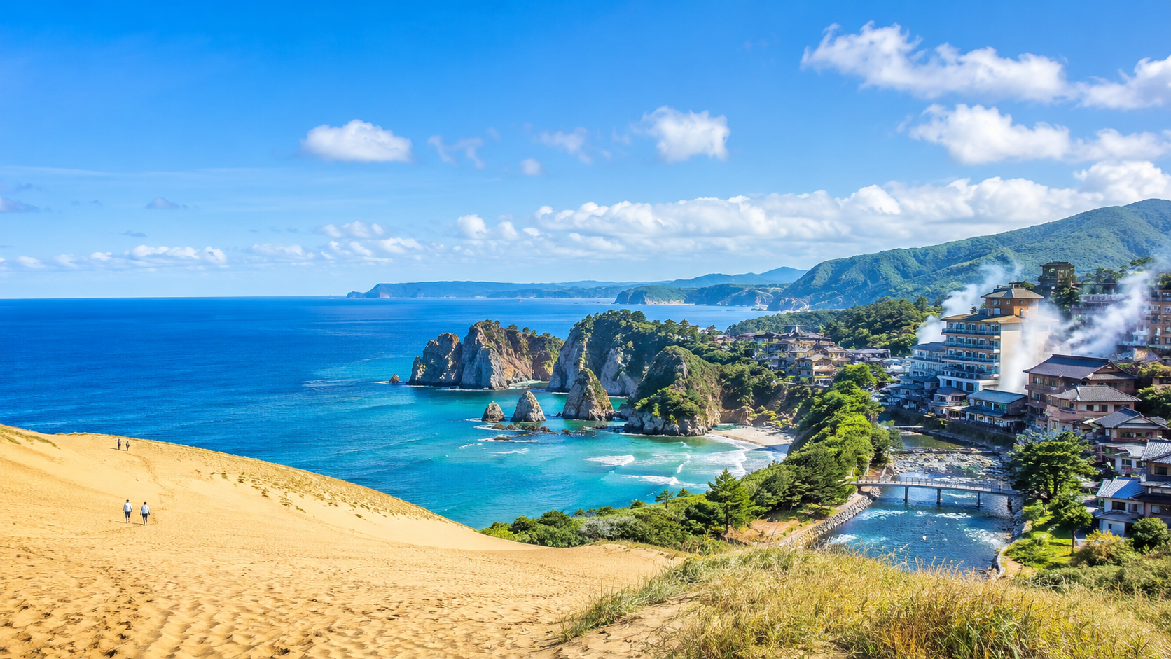 山陰海岸の観光モデルコースで巡る日本海沿いの絶景ルート